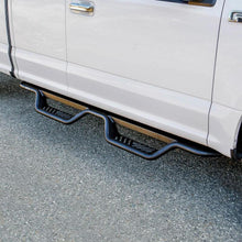 Load image into Gallery viewer, Westin 15-26/17-26 Ford F-150/F-250/F-350/F-450 SuperCab Outlaw Drop Nerf Step Bars Tex Black