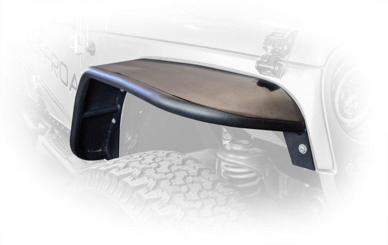 DV8 Offroad 07-18 Jeep Wrangler JK Front & Rear Flat Tube Fenders - Corvette Realm