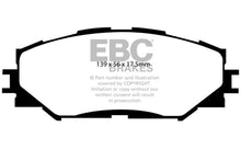 Load image into Gallery viewer, EBC 10-12 Lexus HS250h 2.4 Hybrid Yellowstuff Front Brake Pads - Corvette Realm