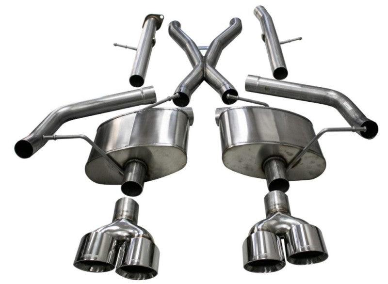 Corsa 18-20 Jeep Grand Cherokee TrackHawk 6.2L Xtreme Cat-Back Dual Rear Exit w/4.5in Polished Tips - Corvette Realm