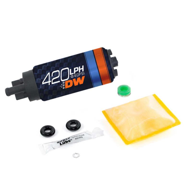 Deatschwerks DW420 Series 420lph In-Tank Fuel Pump w/ Install Kit For Eclipse (Turbo AWD) 95-98 - Corvette Realm