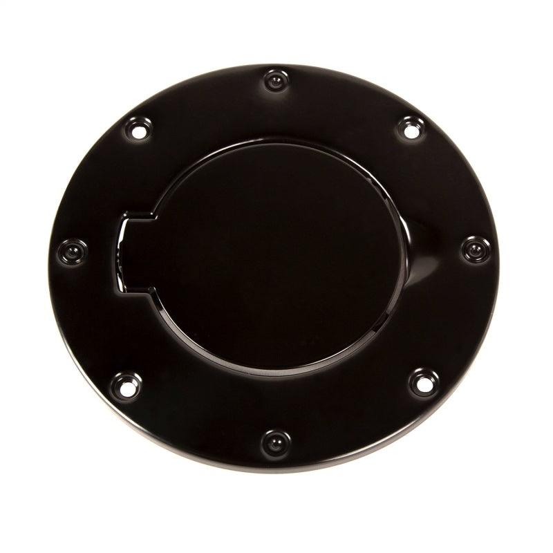 Rugged Ridge 97-06 Jeep Wrangler TJ Black Non-Locking Gas Cap Door - Corvette Realm