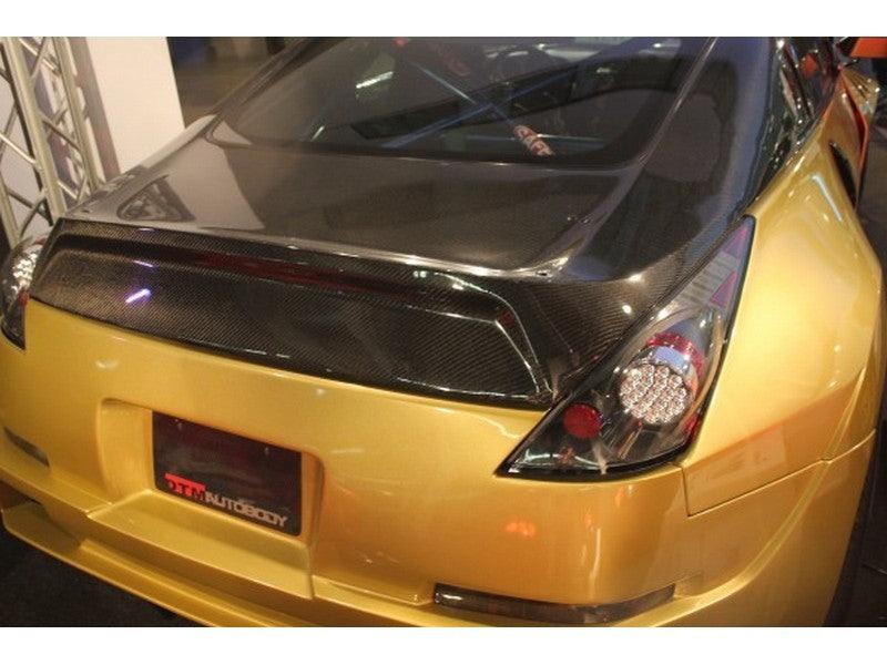 Spyder Nissan 350Z 03-05 Euro Style Tail Lights Black ALT-YD-N350Z02-BK - Corvette Realm