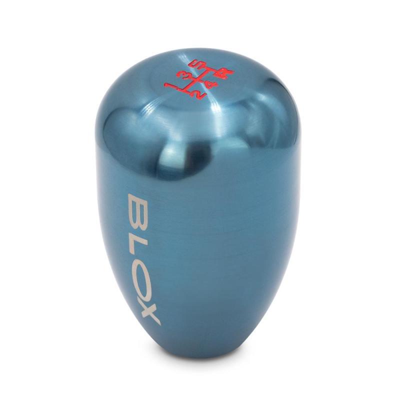 BLOX Racing 5-Speed Billet Shift Knob - Torch Blue 10x1.5mm - Corvette Realm