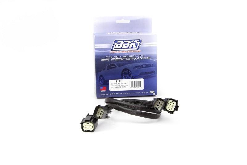 BBK 11-14 Mustang V6 Front O2 Sensor Wire Harness Extensions 24 (pair) - Corvette Realm