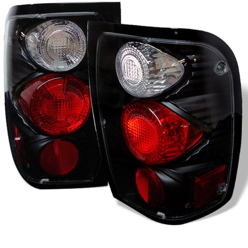 Spyder Ford Ranger 98-00 Euro Style Tail Lights Black ALT-YD-FR98-BK - Corvette Realm