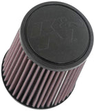 K&N Universal Clamp-On Air Filter 3in FLG 5in B 4in T 6in H