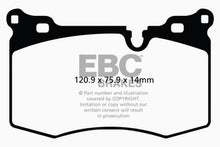 Load image into Gallery viewer, EBC 09-14 Mini Hardtop 1.6 Turbo J.C Works Yellowstuff Front Brake Pads - Corvette Realm