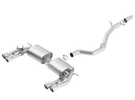 Borla 15-20 Audi S3 S-Type Dual Round Rolled Catback Exhaust