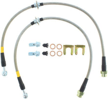 Load image into Gallery viewer, StopTech 93-01 Impreza Stainless Steel Front Brake Lines - Corvette Realm