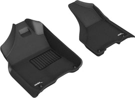 3D MAXpider 2012-2020 Dodge Ram 1500 Crew/2500/3500 Crew/Mega Kagu 1st Row Floormat - Black - Corvette Realm