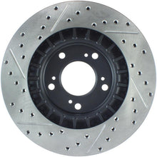 Load image into Gallery viewer, StopTech 00-09 S2000 Slotted &amp; Drilled Left Front Rotor - Corvette Realm