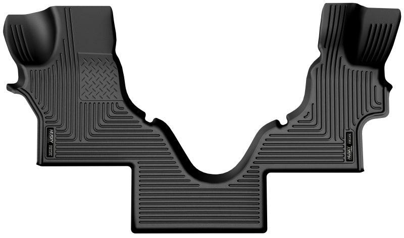 Husky Liners 05-23 Ford Econoline WeatherBeater Black Floor Liners - Corvette Realm