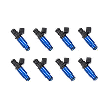 Load image into Gallery viewer, Injector Dynamics 1750-XDS - Injectors 60mm / 14mm top o-ring 14mm Blue Bottom Adaptor - Set of 8
