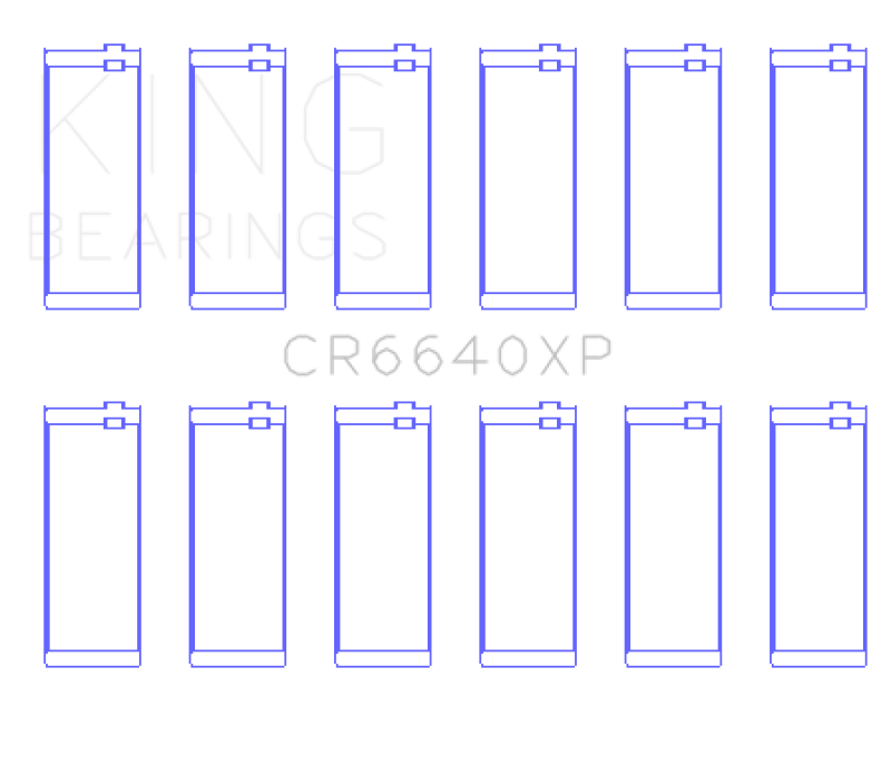 King BMW M20/M50 2.0L/2.5L/2.7L Performance Rod Bearing Set - Size STDX