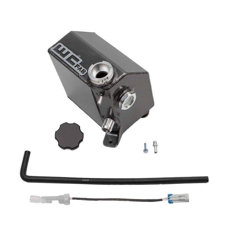 Wehrli 17-19 Chevrolet 6.6L L5P Duramax OEM Placement Coolant Tank Kit - Flat Black - Corvette Realm