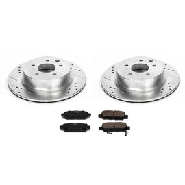 Power Stop 08-12 Infiniti EX35 Rear Z23 Evolution Sport Brake Kit - Corvette Realm