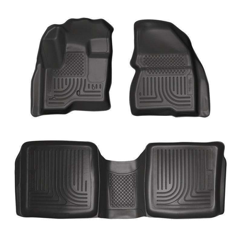 Husky Liners 09-12 Ford Flex/10-12 Lincoln MKT WeatherBeater Combo Black Floor Liners - Corvette Realm