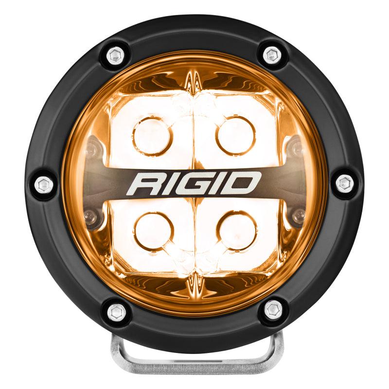 Rigid Industries 360-Series 4in LED Off-Road Spot Beam - RGBW (Pair) - Corvette Realm