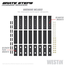 Load image into Gallery viewer, Westin Grate Steps Running Boards 90 in - Textured Black