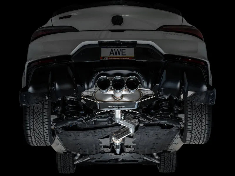 AWE Tuning 2024 Acura Integra Type S DE5 FWD Touring Edition Exhaust w/ Triple Chrome Silver Tips