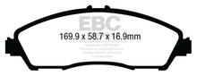 Load image into Gallery viewer, EBC 14+ Acura MDX 3.5 Greenstuff Front Brake Pads - Corvette Realm