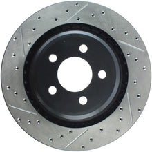 Load image into Gallery viewer, StopTech SportStop 06-09 Chrysler SRT-8 Rear Right Drilled &amp; Slotted Rotor - Corvette Realm