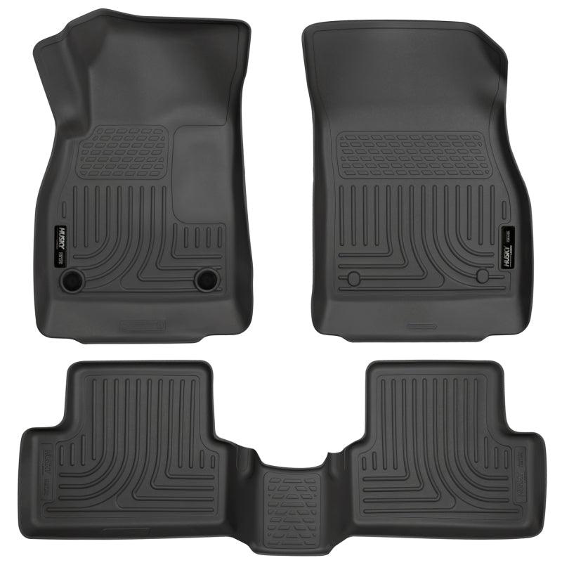 Husky Liners 11-12 Chevrolet Cruze WeatherBeater Combo Black Floor Liners - Corvette Realm