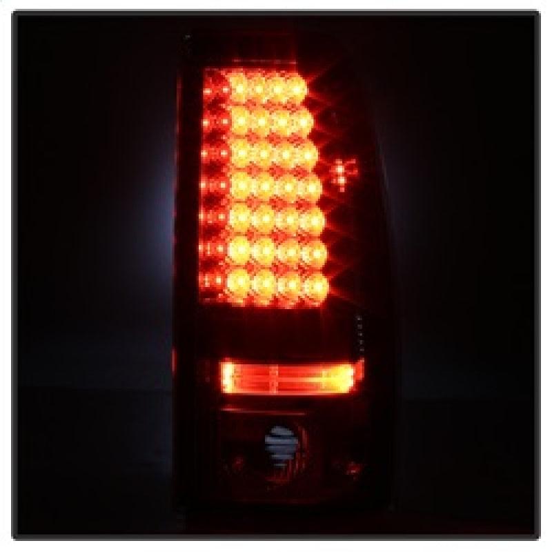 Spyder Chevy Silverado 1500/2500 03-06 (Does Not Fit Stepside)LED Tail Lights Chrm ALT-YD-CS03-LED-C - Corvette Realm