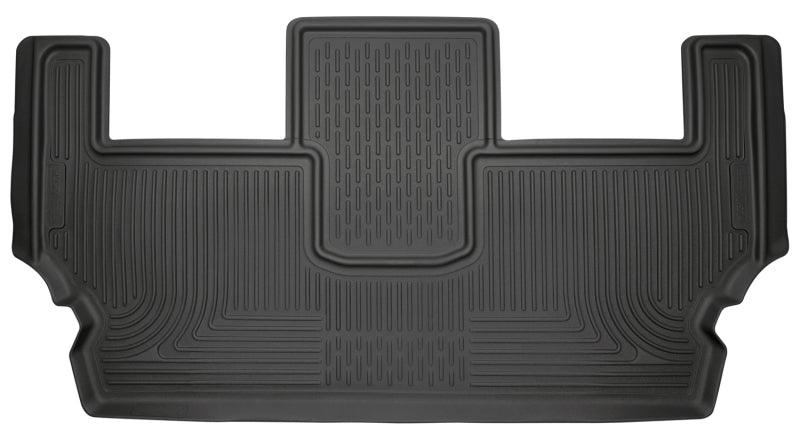 Husky Liners 2017 Chrysler Pacifica (Stow and Go) 3rd Row Black Floor Liners - Corvette Realm