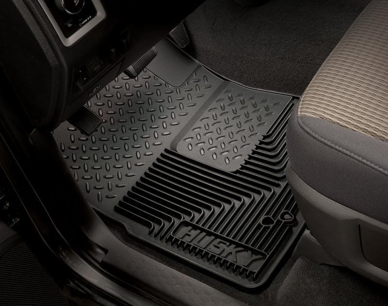 Husky Liners 08-10 Ford F-250/F-350/F-450 SuperDuty Heavy Duty Black Front Floor Mats - Corvette Realm
