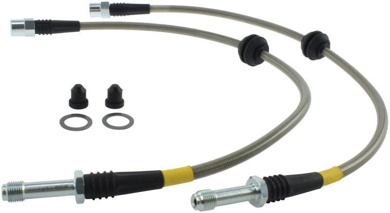 StopTech 09 Audi A4 Sedan / 08-10 A5-S5 Front Stainless Steel Brake Line Kit - Corvette Realm