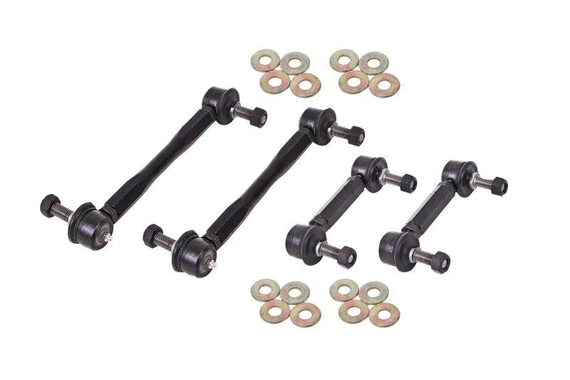BMR 15-17 S550 Mustang Front and Rear Sway Bar End Link Kit - Black - Corvette Realm