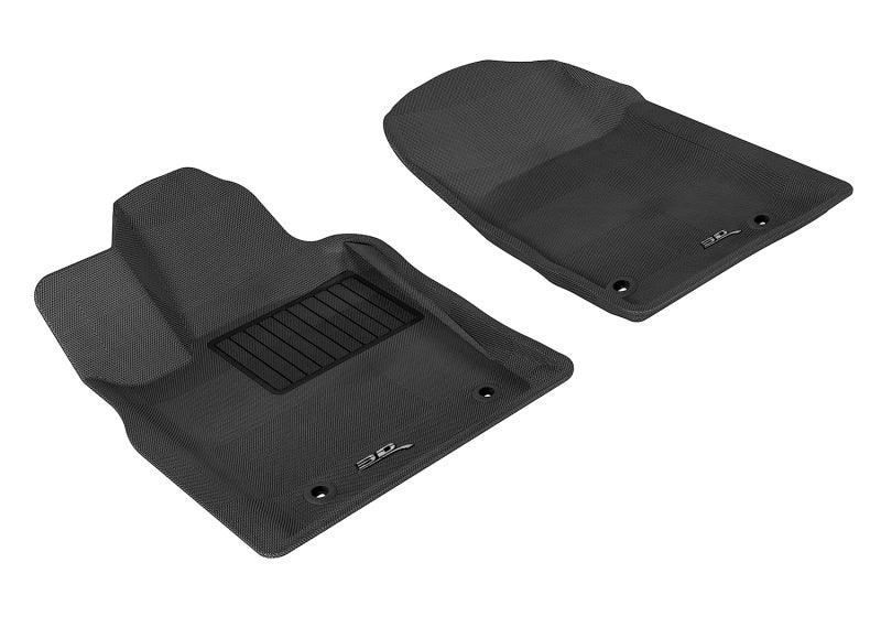 3D MAXpider 2013-2020 Dodge/Jeep Grand Cherokee/Durango Kagu 1st Row Floormat - Black - Corvette Realm