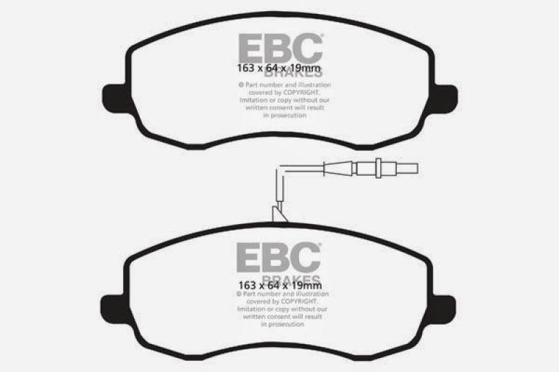 EBC AP Racing Caliper CP7040 Yellowstuff Brake Pads - Corvette Realm