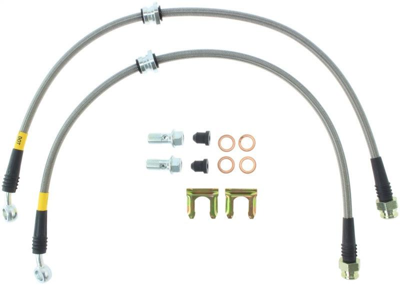 StopTech 04-07 STi Stainless Steel Rear Brake Lines - Corvette Realm