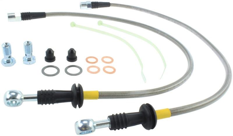 StopTech 02-06 Mini & Mini S Stainless Steel Front Brake Line Kit - Corvette Realm