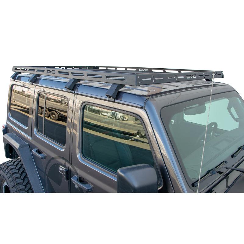 DV8 Offroad 18-21 Jeep Wrangler JL 4-Door Roof Rack - Corvette Realm