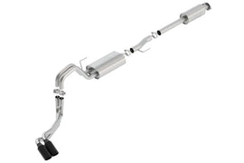 Borla 15-20 F-150 2.7L/ 3.5L EcoBoost/ 5.0L V8 4in. Tip Side Exit S-type Exhaust Black Chrome