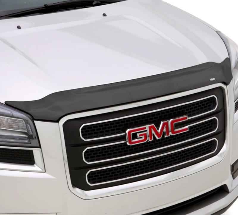 AVS 14-15 Chevy Malibu (Grille Fascia Mount) Aeroskin Low Profile Acrylic Hood Shield - Smoke