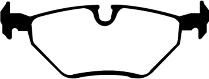 EBC 99-02 BMW Z3 2.5 Yellowstuff Rear Brake Pads - Corvette Realm