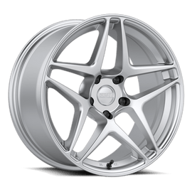Kansei K15H Astro 18x9.5in / 5x114.3 BP / 22mm Offset / 73.1mm Bore - Hyper Silver Wheel - Corvette Realm