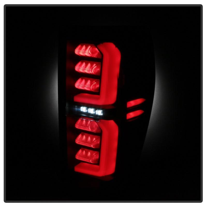 Spyder GMC Sierra 19-20 Incandescent Bulb Model Only LED Tail Lights-Black Smoke ALT-YD-GS19-LED-BSM - Corvette Realm