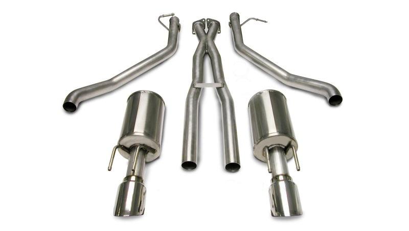 Corsa 05-06 Pontiac GTO 6.0L V8 2.5in Sport Cat-Back + XPipe Exhaust Polished Tips - Corvette Realm