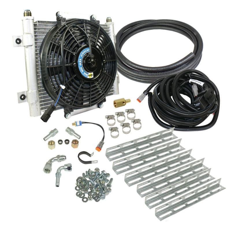 BD Diesel Xtruded Trans Oil Cooler - 1/2 inch Cooler Lines - Corvette Realm