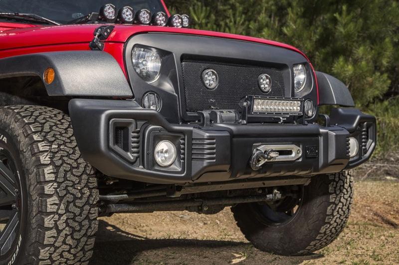 Rugged Ridge Spartacus Front Bumper Black 07-18 Jeep Wrangler - Corvette Realm