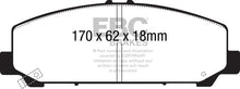 Load image into Gallery viewer, EBC 06-07 Infiniti QX56 5.6 (Akebono) Greenstuff Front Brake Pads - Corvette Realm