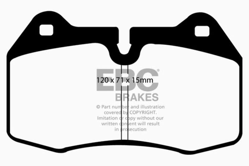 EBC 03-04 Infiniti G35 3.5 (Manual) (Brembo) Bluestuff Front Brake Pads - Corvette Realm
