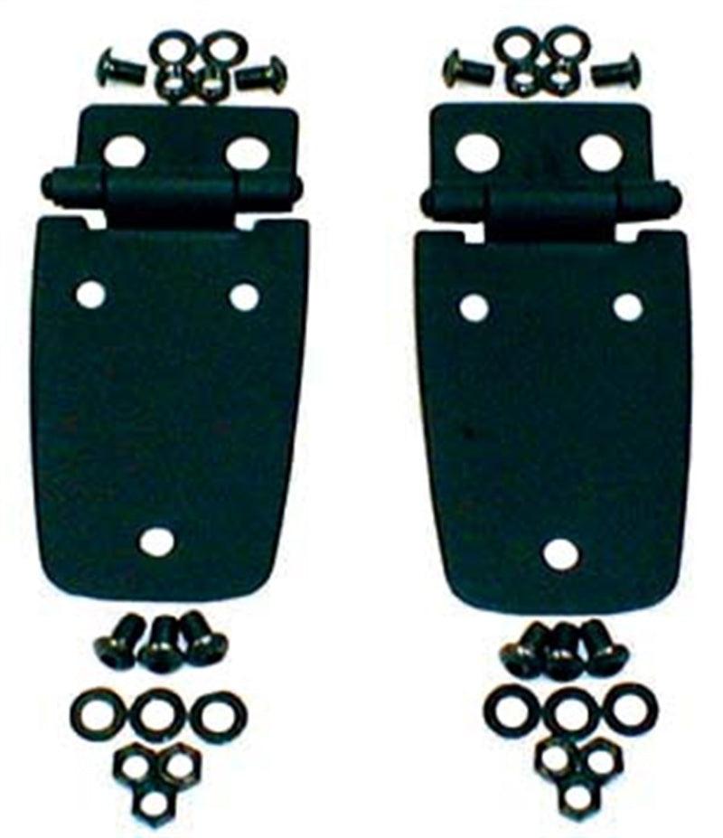 Rugged Ridge 97-06 Jeep Wrangler Black Hood Hinges - Corvette Realm