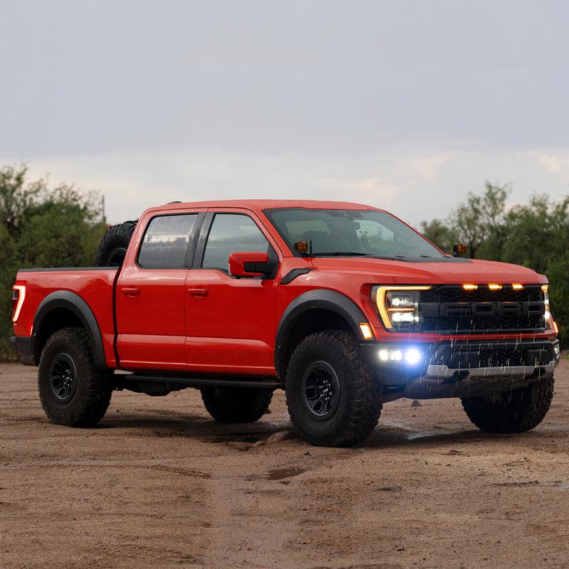 Rigid Industries 2021+ Ford Raptor Triple Fog Lights Kit - Corvette Realm